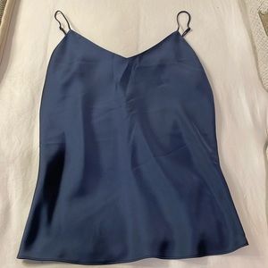 Club Monaco size small silk navy top